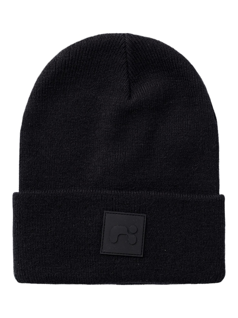 NAME IT KIDS - NKN MALIK KNIT BEANIE BADGE - Black