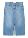 NAME IT KIDS - NKF KAT DNM LONG SKIRT 3724-BE NOOS - Light Blue Denim