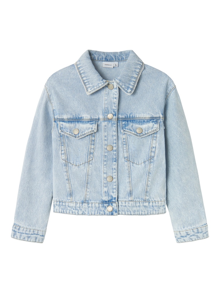 NAME IT KIDS - NKF MILA DNM JACKET 8510-ZA NOOS - Light Blue Bleached Denim