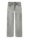 LMTD - NLF TIANNA DNM LW WIDE PANT NOOS - Light Grey Denim