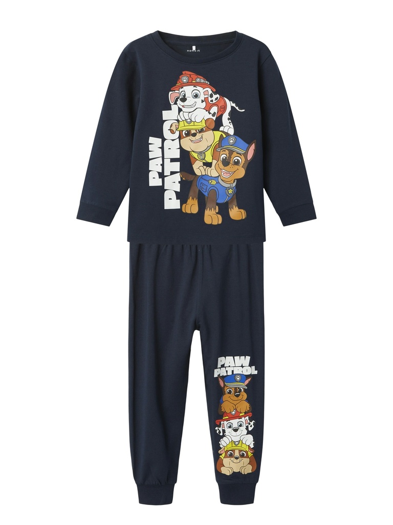 NAME IT MINI - NMM ASPEK PAWPATROL LS NIGHTSET NOOS CPLG - Dark Sapphire