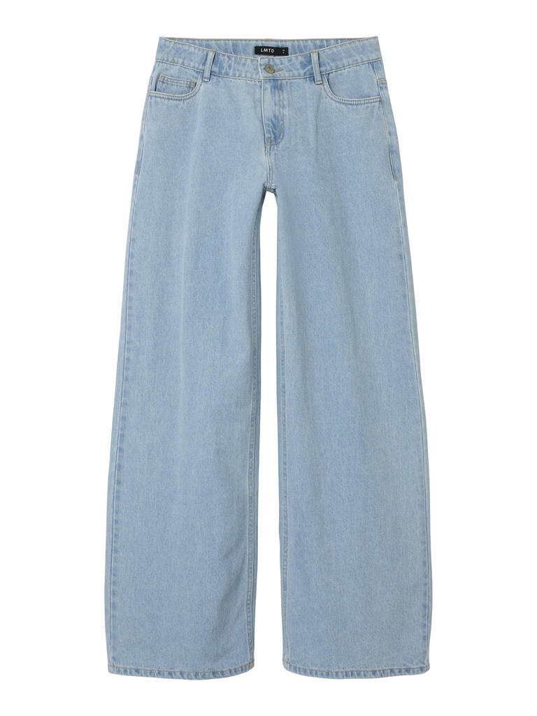 LMTD - NLF KIZZA DNM LW WIDE PANT NOOS - Light Blue Denim SUPER LIGHT