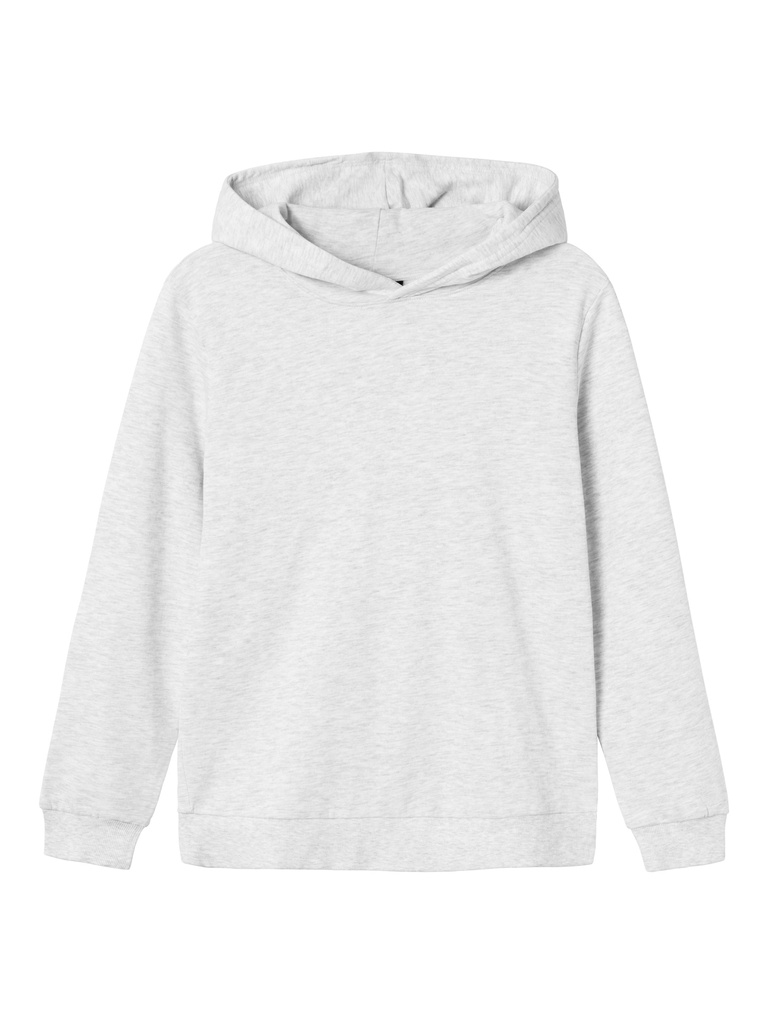 LMTD - NLN NIZU LS BRU SWEAT W. HOOD NOOS - Light Grey Melange