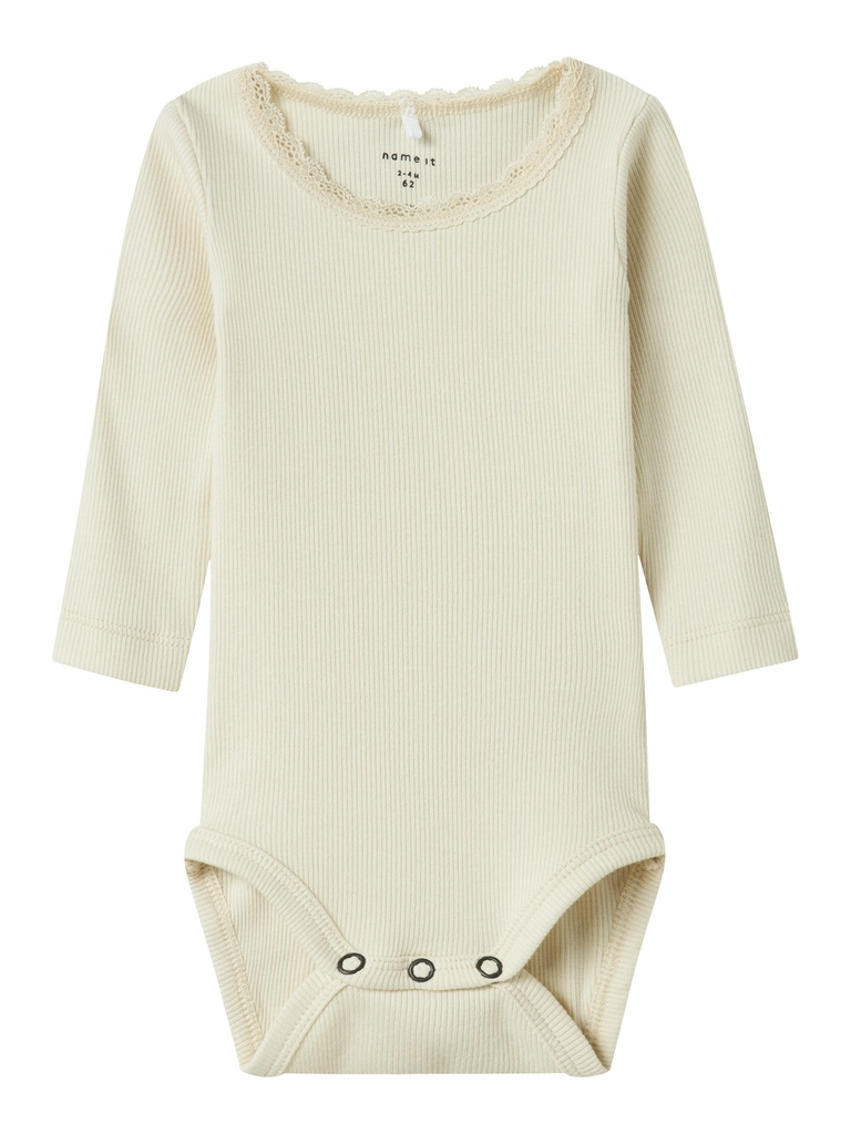 NAME IT BABY - NBF KAB LS BODY NOOS - Summer Sand