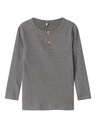 NAME IT MINI - NMM KAB LS TOP NOOS - Mockingbird MELANGE