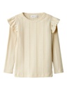 NAME IT MINI - NMF JULIA LS SLIM TOP NOOS - Summer Sand
