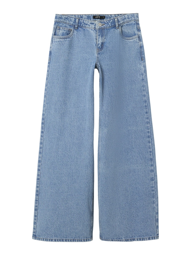 LMTD - NLF KIZZA DNM LW WIDE PANT NOOS - Light Blue Denim
