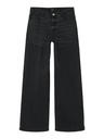 LMTD - NLF TEPPI DNM NW WIDE PANT NOOS - Black Denim