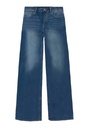 LMTD - NLF TEPPI DNM NW WIDE PANT NOOS - Dark Blue Denim