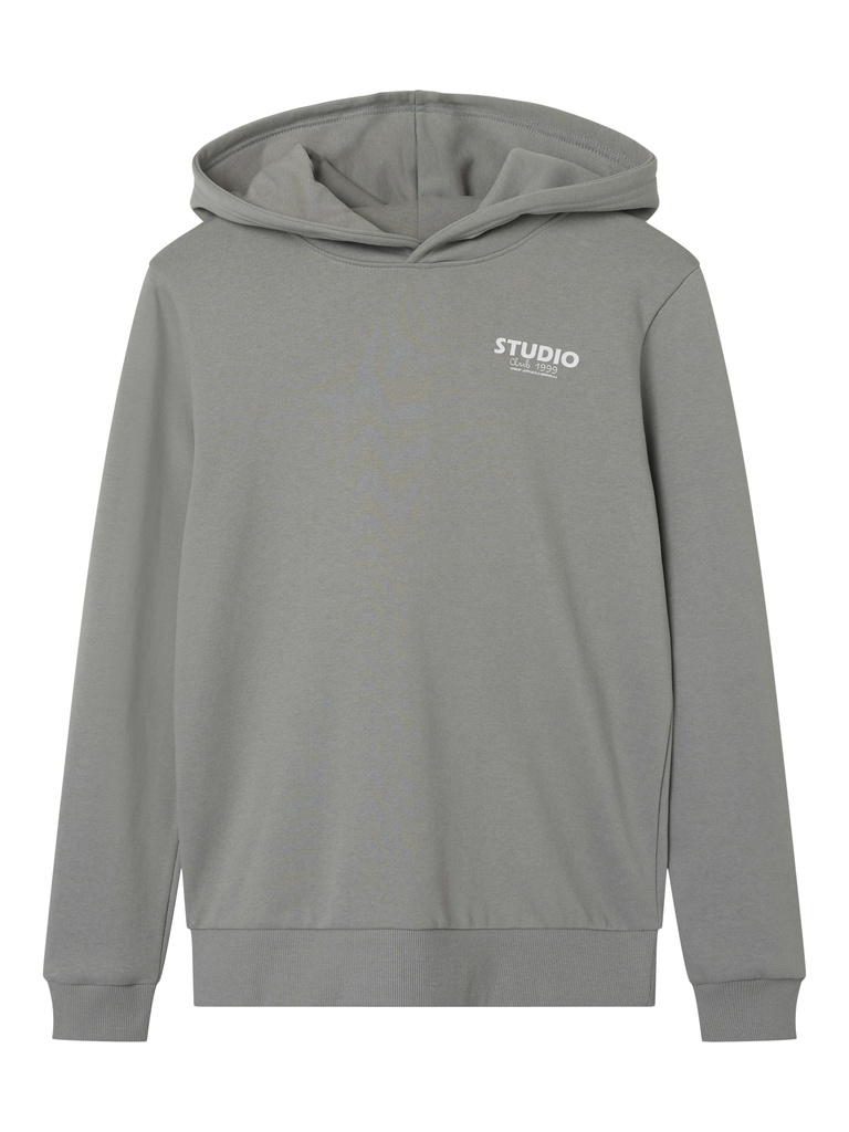 LMTD - NLM STUDIO LS BRU SWEAT W. HOOD - Sharkskin