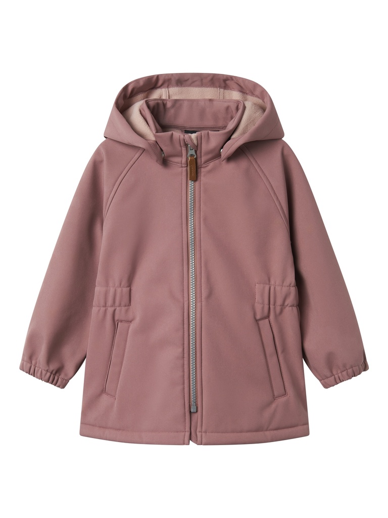 NAME IT MINI - NMF ALFA08 SOFTSHELL JACKET H MAGIC FO TB - Burlwood