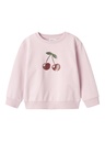 NAME IT MINI - NMF BELLOS NREG LS SWEAT UNB - Winsome Orchid