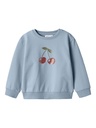 NAME IT MINI - NMF BELLOS NREG LS SWEAT UNB - Subdued Blue