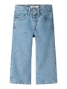 NAME IT MINI - NMF ROSE WIDE JEANS 3614-ZA T - Light Blue Denim