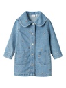 NAME IT MINI - NMF PIPER LS DNM DRESS 3614-ZA B - Light Blue Denim