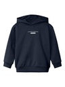 NAME IT MINI - NMM BASOM NREG LS SWEAT WH UNB - Navy Blazer