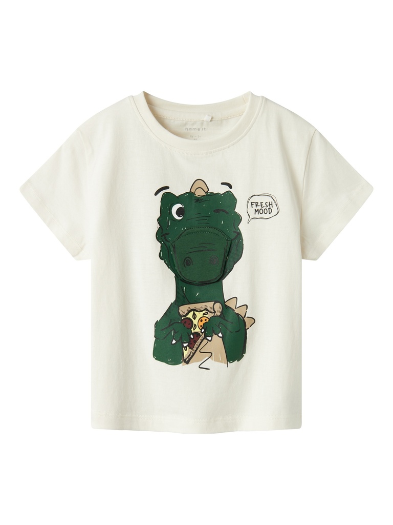 NAME IT MINI - NMM BRETT NREG SS TOP BOX - Cloud Dancer