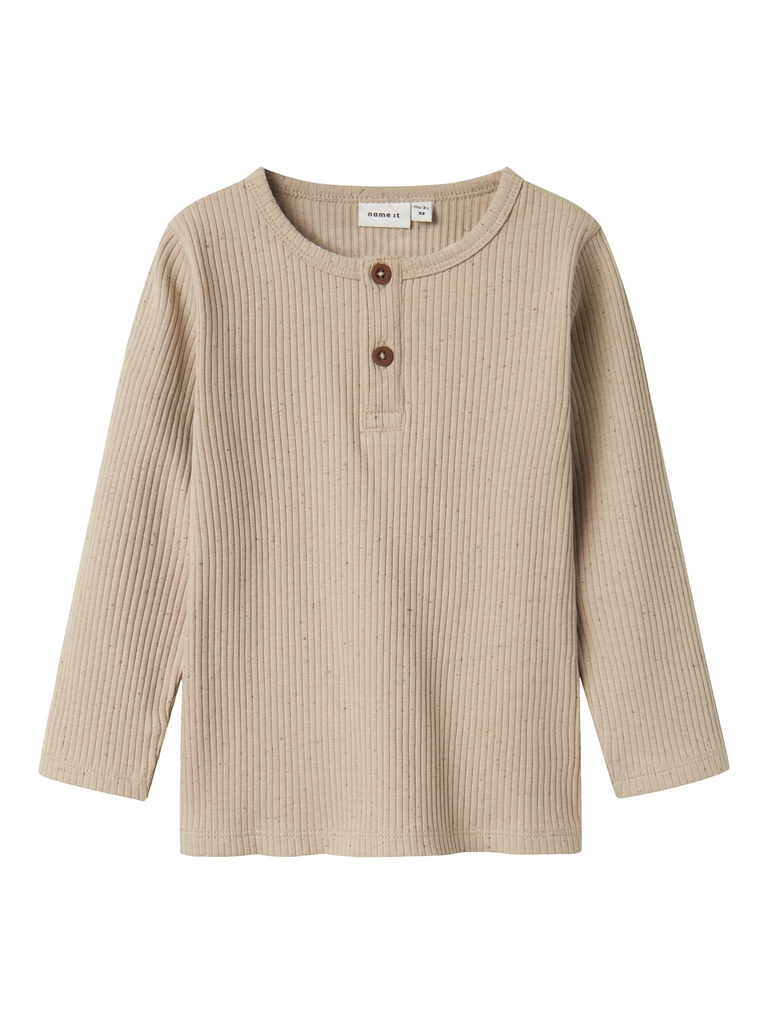 NAME IT MINI - NMM BART LS SLIM TOP - Pure Cashmere
