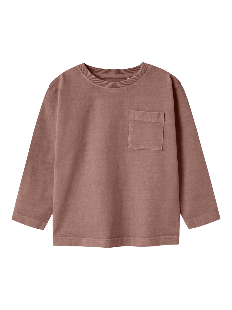 NAME IT MINI - NMM TALAU NREG LS TOP - Burlwood