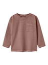 NAME IT MINI - NMM TALAU NREG LS TOP - Burlwood