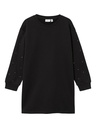 NAME IT KIDS - NKF RELUM LS NREG SWEAT DRESS BRU - Black