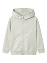 NAME IT KIDS - NKM BERTILLO LS NREG SWE CARD UNB PB - Light Grey Melange