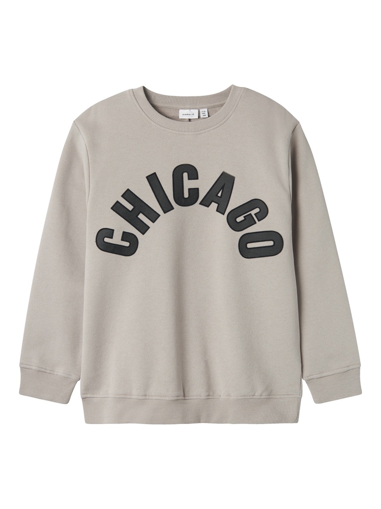 NAME IT KIDS - NKM BIFINN LS NREG SWEAT UNB - Ash