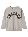 NAME IT KIDS - NKM BIFINN LS NREG SWEAT UNB - Ash