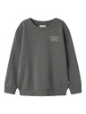 NAME IT KIDS - NKM BEBOB LS NREG SWEAT UNB BOX - Lava Smoke