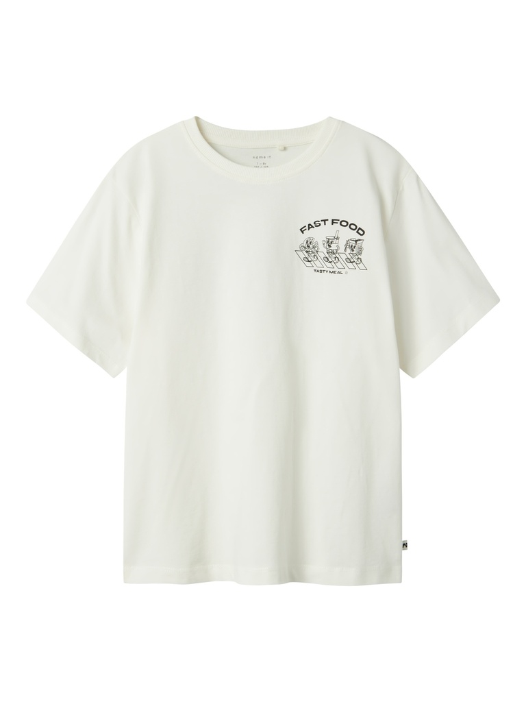 NAME IT KIDS - NKM TOBOBBI SS NREG TOP BOX - Cloud Dancer