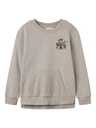 NAME IT KIDS - NKM TOFIGO LS NREG SWEAT UNB BOX - Ash