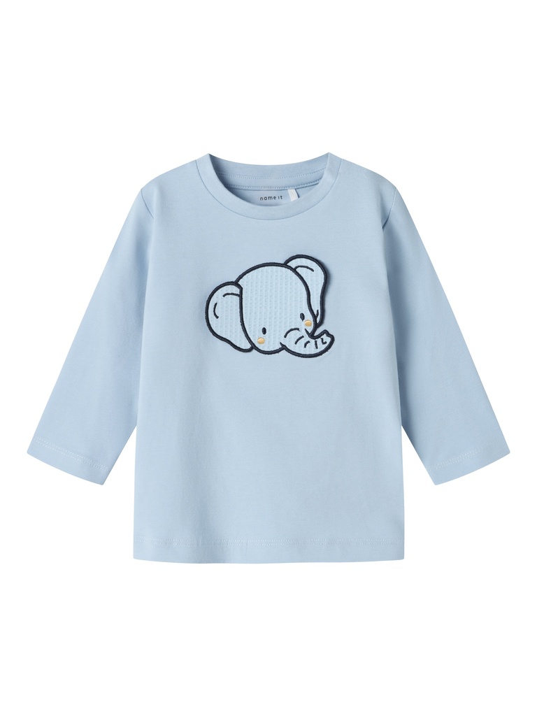 NAME IT BABY - NBM BROR LS TOP - Cerulean