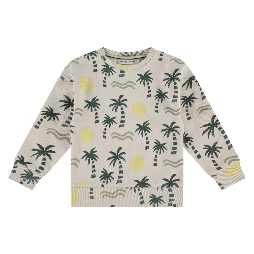 Stains & Stories - boys sweatshirt - bone - SSA25207423-SSA-00014