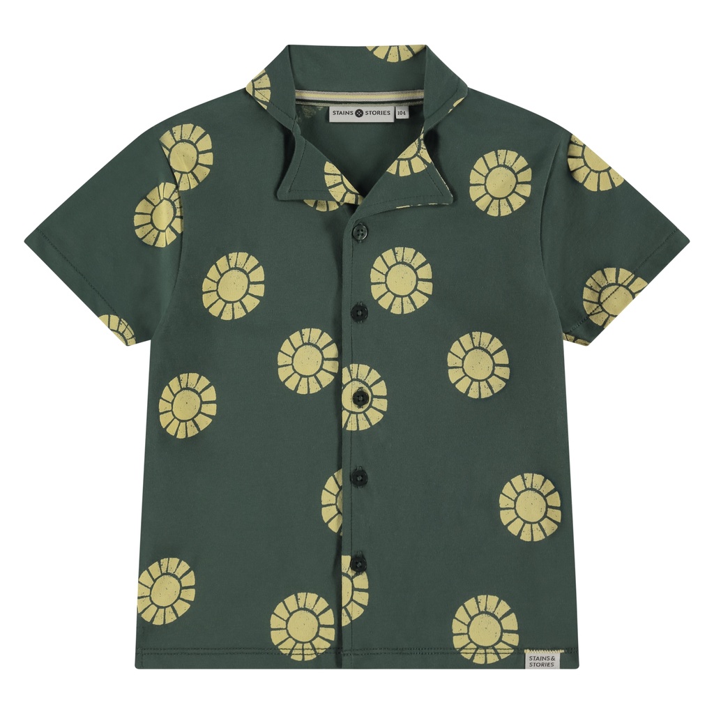 Stains & Stories - boys shirt short sleeve - bottle - SSA25207625-SSA-00064