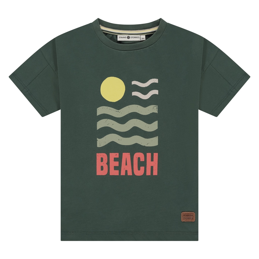 Stains & Stories - boys t-shirt short sleeve - bottle - SSA25207632-SSA-00064