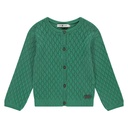 Stains & Stories - girls cardigan - grass - SSA25208320-SSA-00034