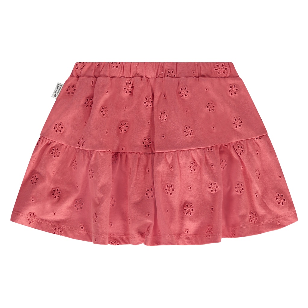 Stains & Stories - girls skirt - scarlet - SSA25208820-SSA-00061