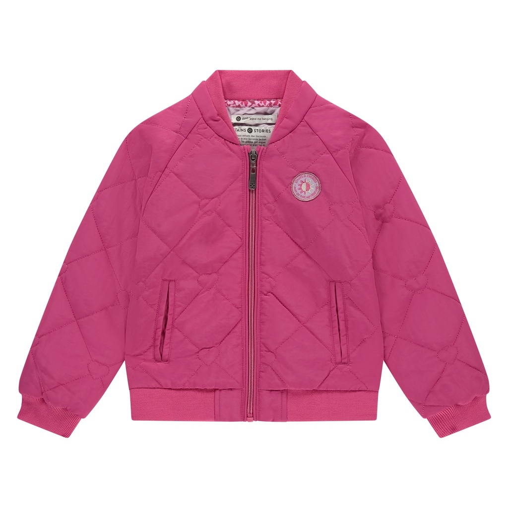 Stains & Stories - girls summer jacket - magenta - SSA25108104-SSA-00055