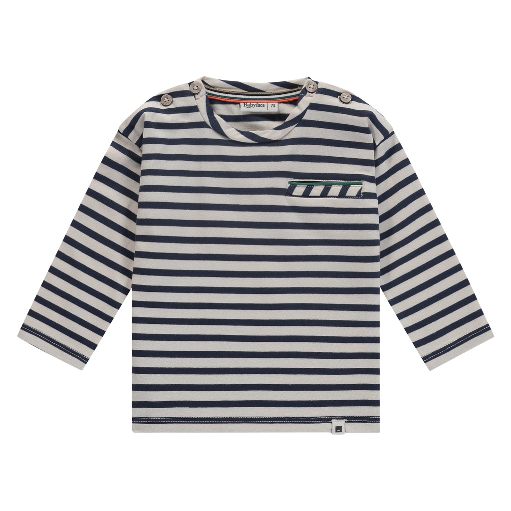 Babyface - baby boys t-shirt long sleeve - navy - BBE25127603-BBE-00022