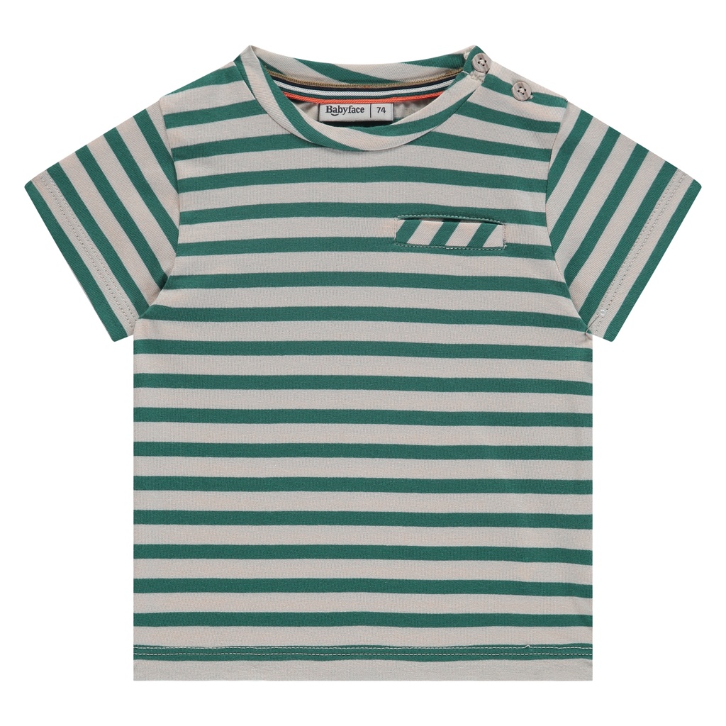 Babyface - baby boys t-shirt short sleeve - green - BBE25127619-BBE-00230