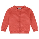 Babyface - baby girls knitted cardigan - grapefruit - BBE25128300-BBE-00217