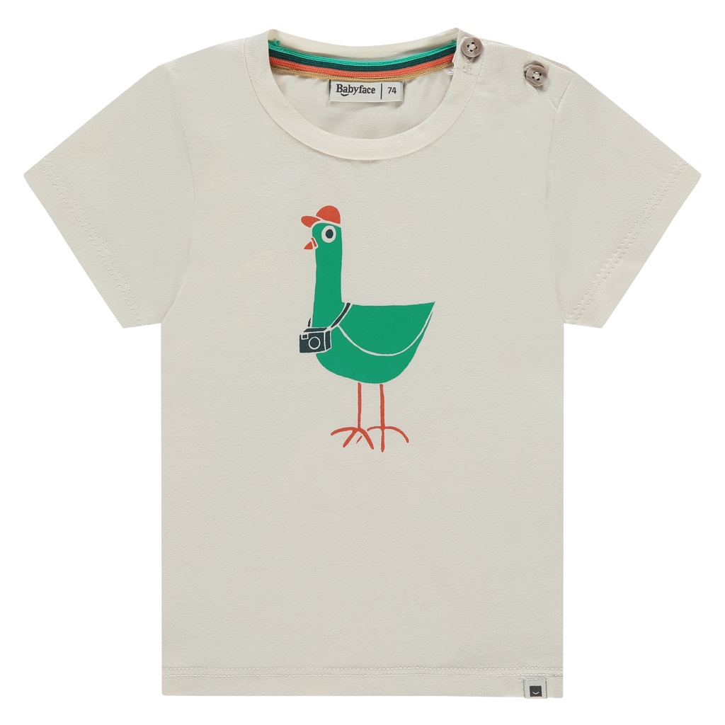 Babyface - baby boys t-shirt short sleeve - off white - BBE25327653-BBE-00024