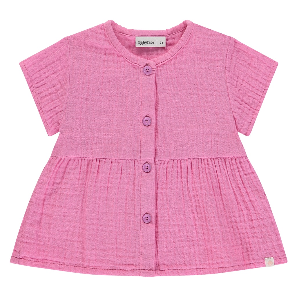Babyface - baby girls blouse short sleeve - candy - BBE25328540-BBE-00273