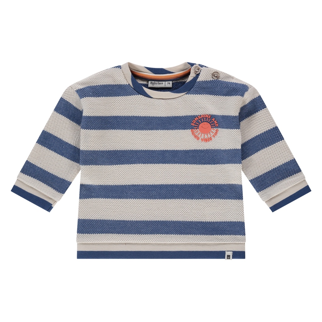 Babyface - baby boys sweat shirt - bone - BBE25227421-BBE-00220