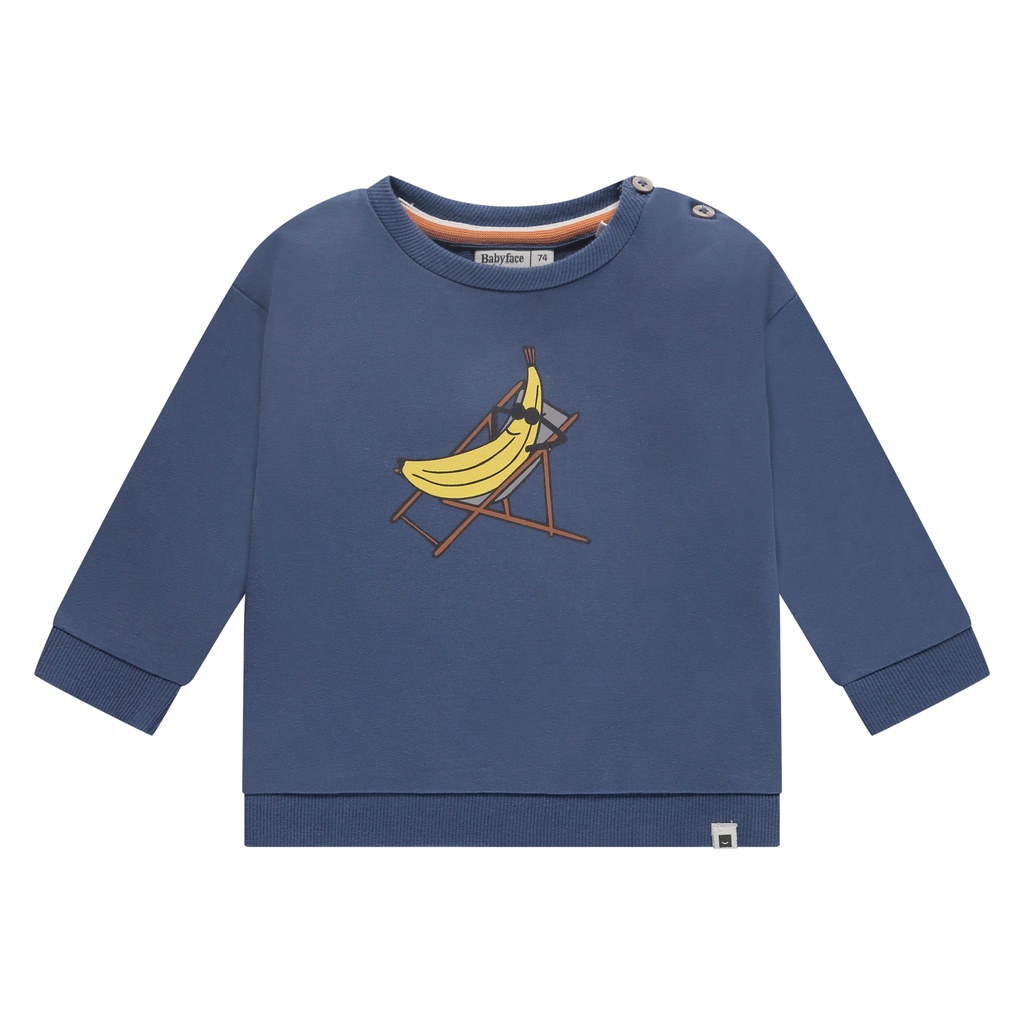 Babyface - baby boys sweat shirt - blue - BBE25227423-BBE-00259