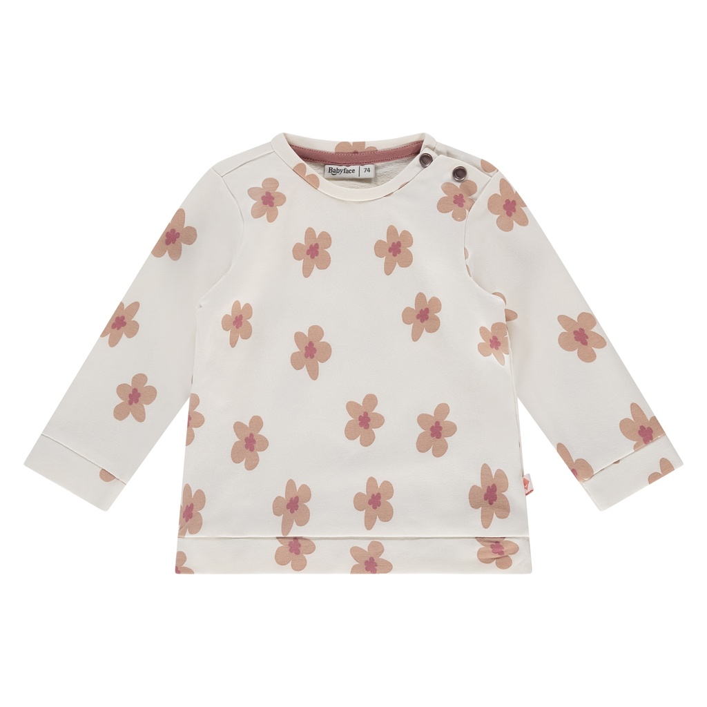 Babyface - baby girls sweat shirt - creme - BBE25228420-BBE-00146