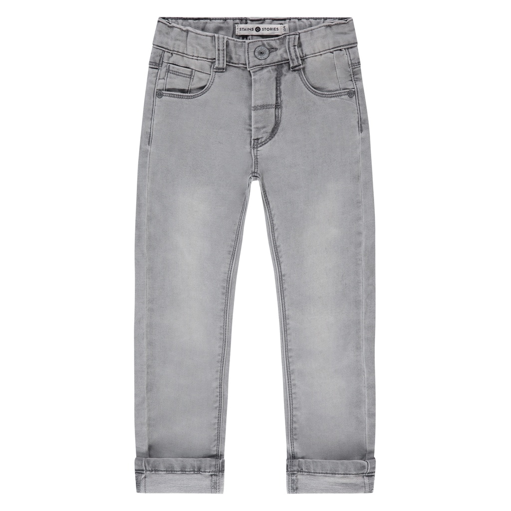 Stains & Stories - boys jogg denim - grey denim - SSA25107201-SSA-00001