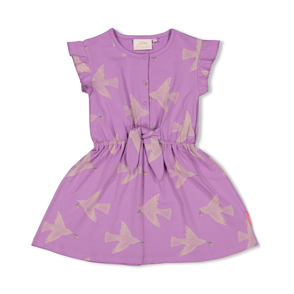 Jubel - Jurk AOP - Picknick Perfect - Lila - 91400406