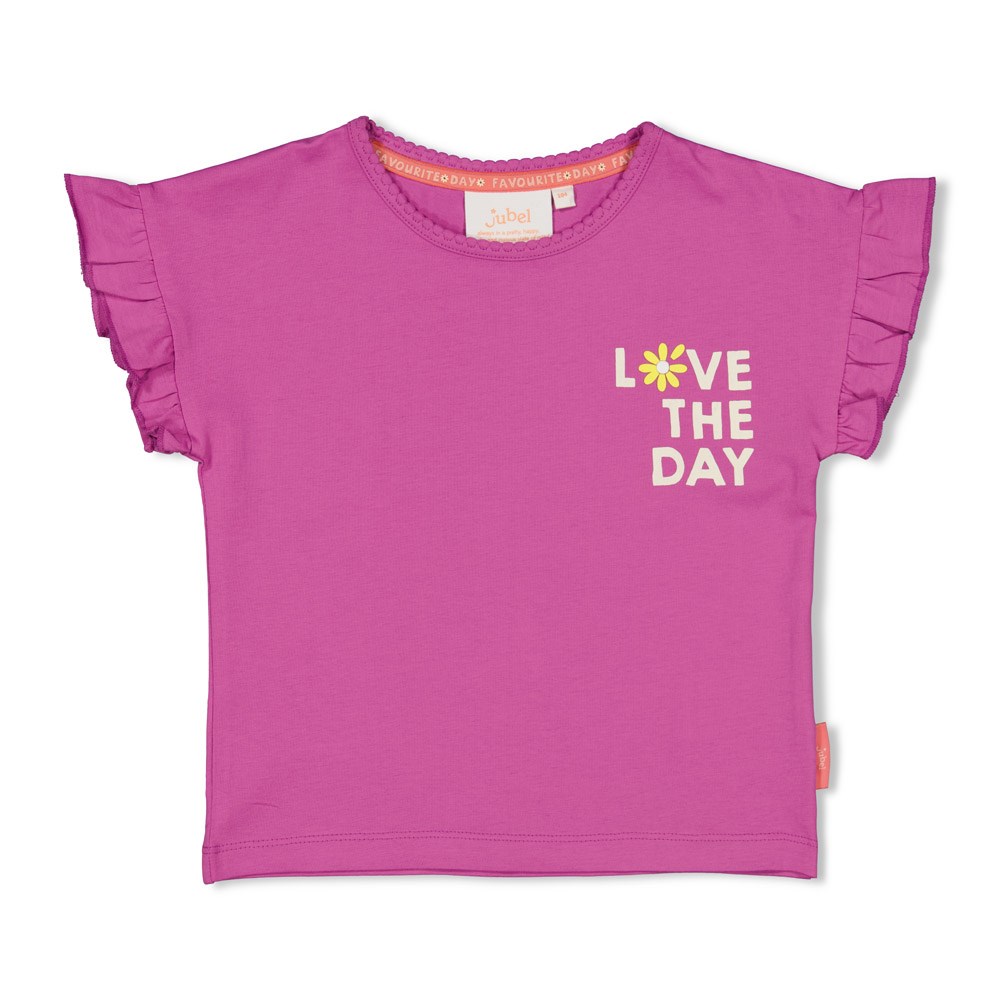 Jubel - T-shirt - Picknick Perfect - Paars - 91700417