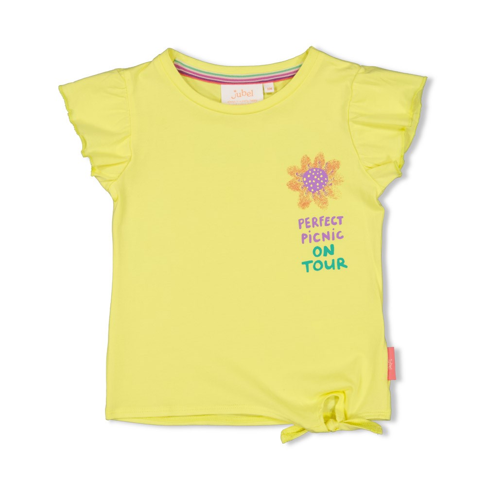 Jubel - T-shirt - Picknick Perfect - Geel - 91700420